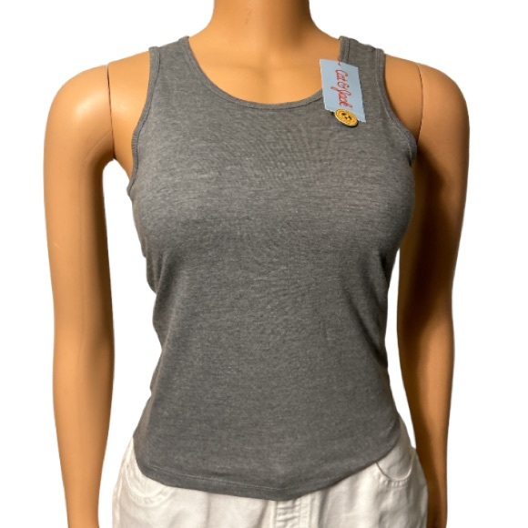 Cat & Jack Girls Tank Top Gray sleevless size S 6/7 New with Tags - Picture 12 of 12